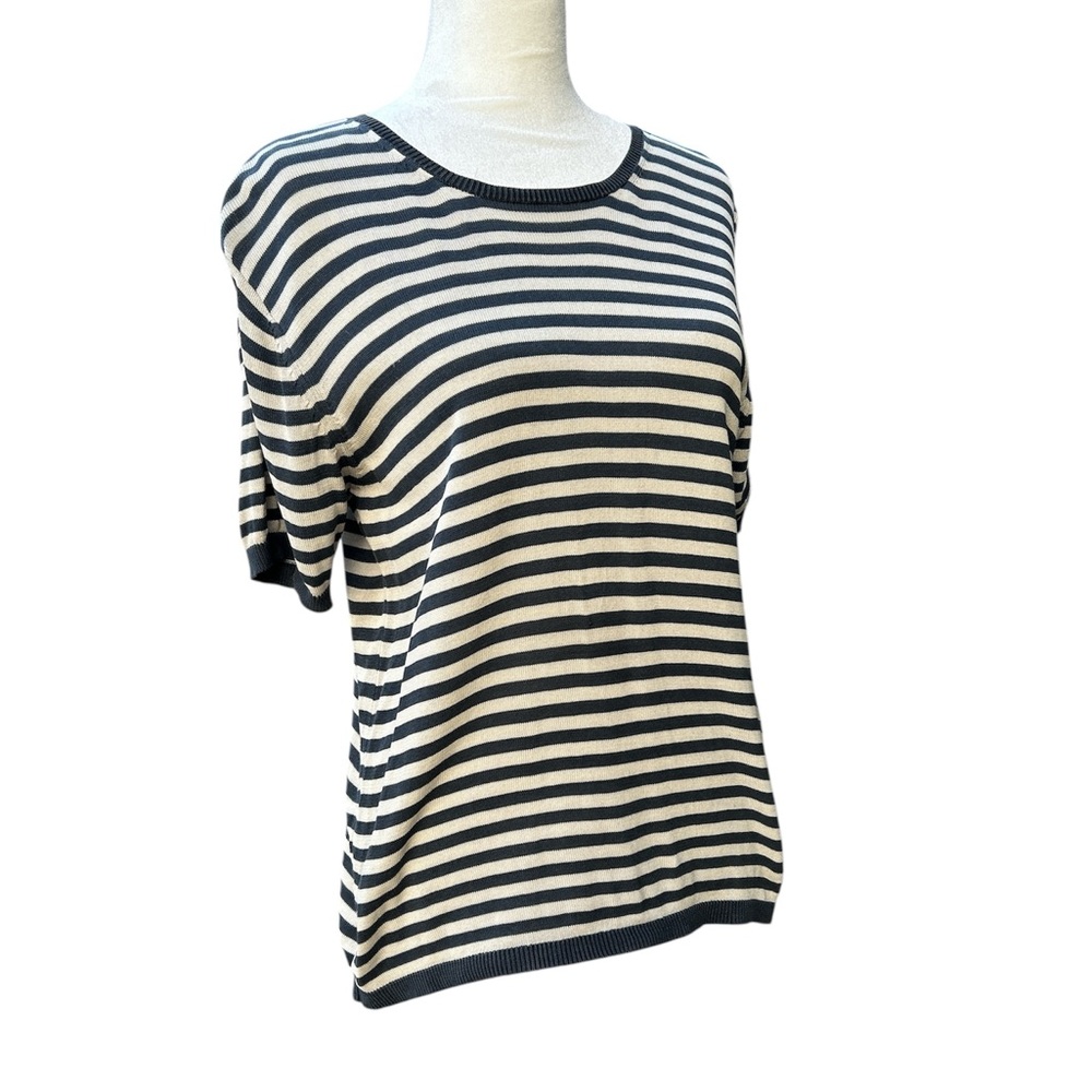 August Silk Petites Striped Top
